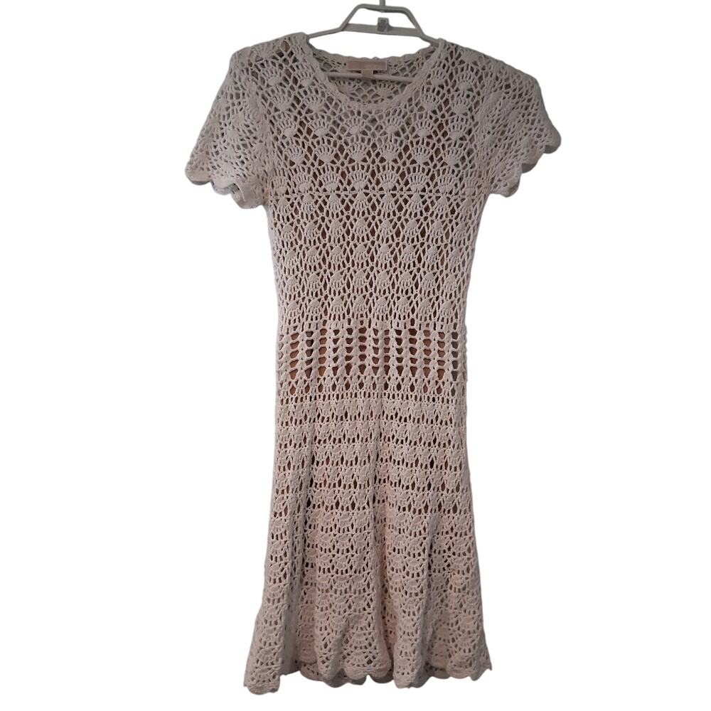 Michael Michael Kors dress womens Large cream lace crochet